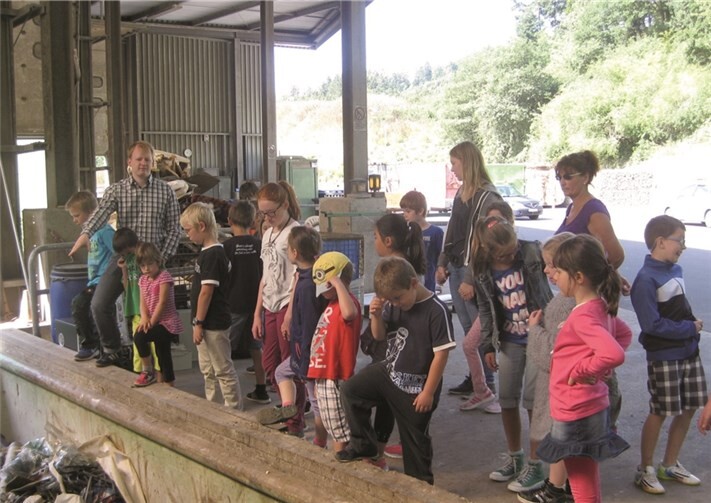 Besichtigung der Müllumladestation Leimbach.privat