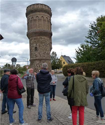 Besichtigung des 1893 erbauten Wasserturms.Foto: privat