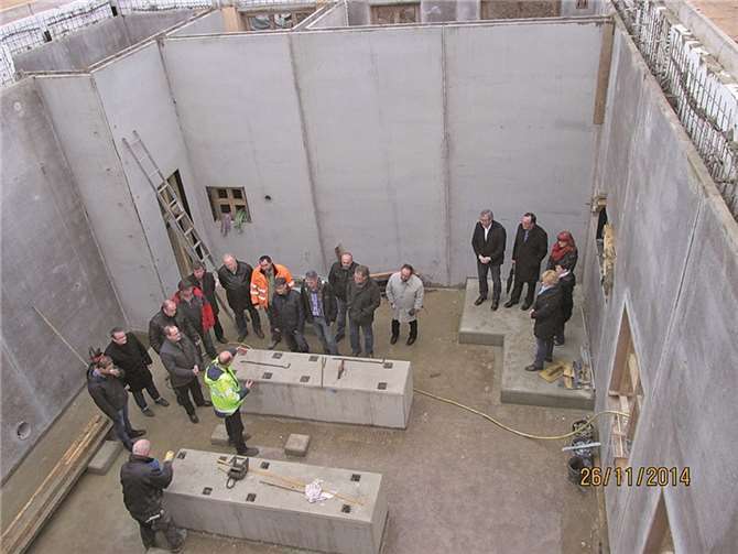 Besichtigung des Abwasserpumpwerks Kehrig durch den Werkausschuss Vordereifel.privat