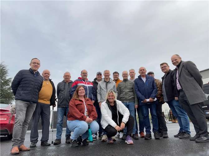 Besichtigung des Gewerbeparks Flugplatz Mendig durch die FWG Verbandsgemeinde Mendig.  Foto: privat