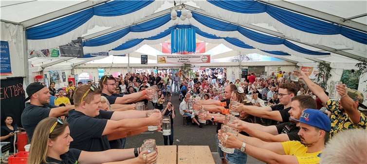 Besonder das Duell am Kirmessonntag kam bei den Gästen gut an.  Foto: Christian Fein