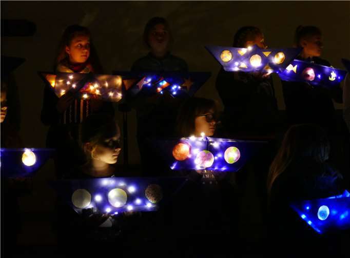 Besondere Lichter zauberten eine festliche Stimmung.