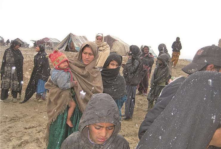 Besonders Frauen und Kindern macht der Winter zu schaffen. privat