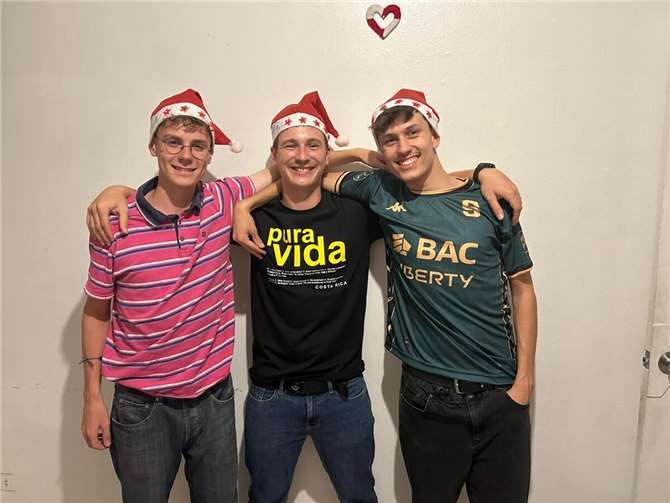 Besonders Weihnachten in der warmen mittelamerikanischen Sonne zu verbringen, war ein besonderes Erlebnis für Noah.