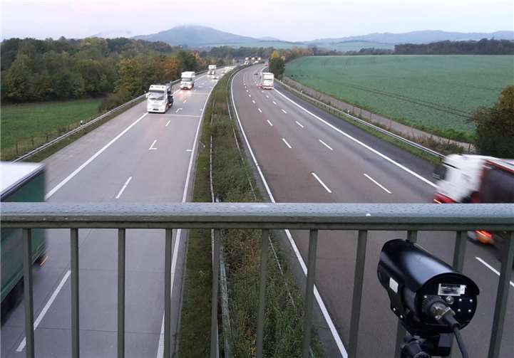 Besonders an Stellen, wo oft geschwindigkeitsbedingte Unfälle passieren, wurde kontrolliert. privat