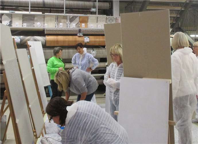 Besonders beliebt sind auch immer die Mitmachaktionen, wo jeder das erworbene Wissen umsetzen kann.