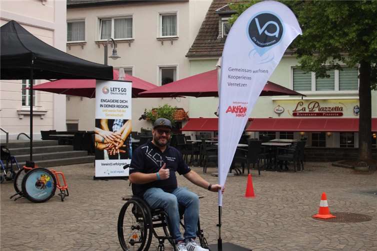 Besonders der Rollstuhlparcours erwies sich als Augenöffner.  Foto: privat