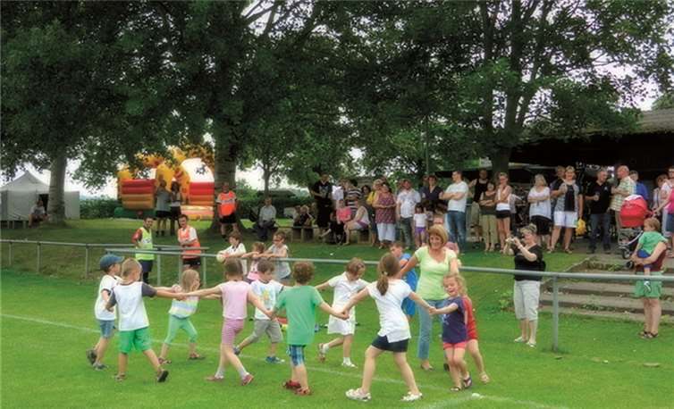 Besonders die jüngsten Gäste hatten viel Spaß beim Frankener Familienfest.privat