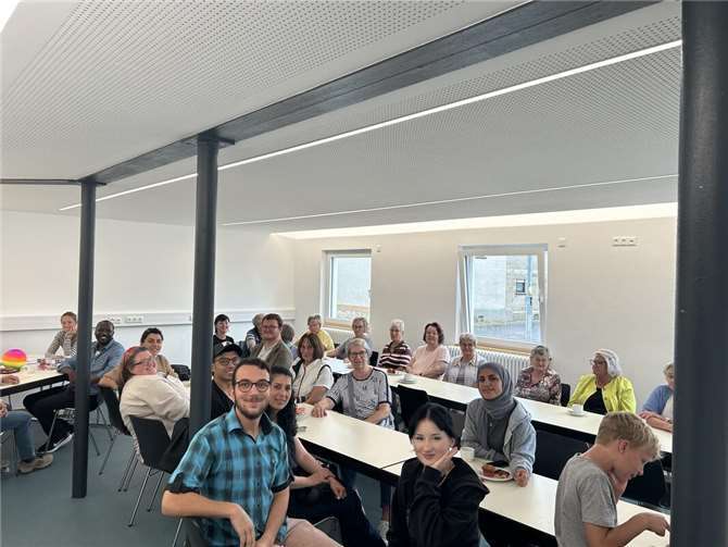 Integrationstreff im Haus der Vereine in Herschbach Besonders erfreulich war die positive Resonanz der Teilnehmenden. Foto: Verbandsgemeindeverwaltung Selters