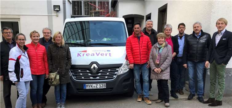 Besonders interessierten sich die Vertreter der Andernacher SPD für aktuelle Projekte wie das von der EU geförderte Krea Vert. Foto: SPD Andernach