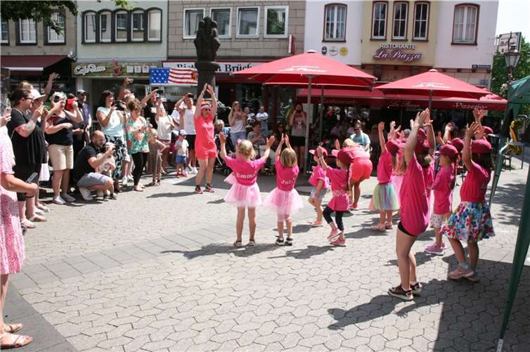 Besonders viel Applaus ernteten die Zumba Kids aus Mendig mit ihren Darbietungen.
