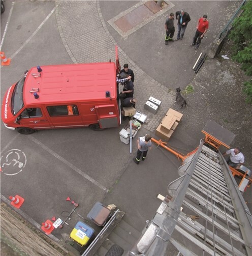 Besser nicht nach unten sehen ...