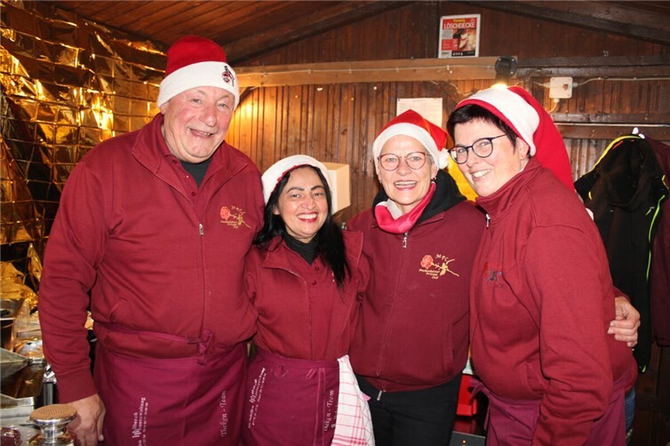 Beste Laune am Stand vom Meckenheimer Prinzen Club. Fotos: DU