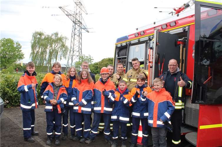 Beste Laune bei der Jugendfeuerwehr Meckenheim. Fotos: DU