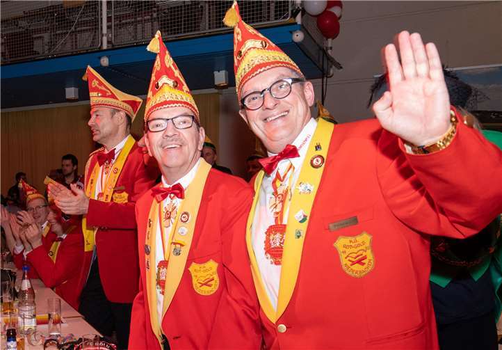 Beste Laune herrschte auch an den Tischen.