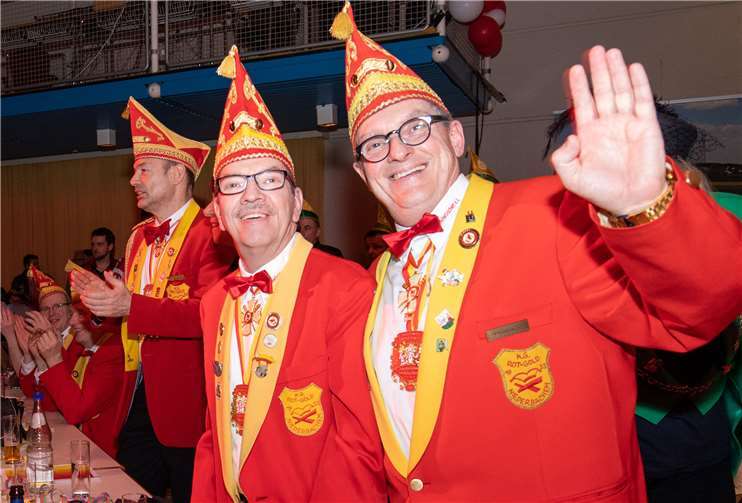 Beste Laune herrschte auch an den Tischen.