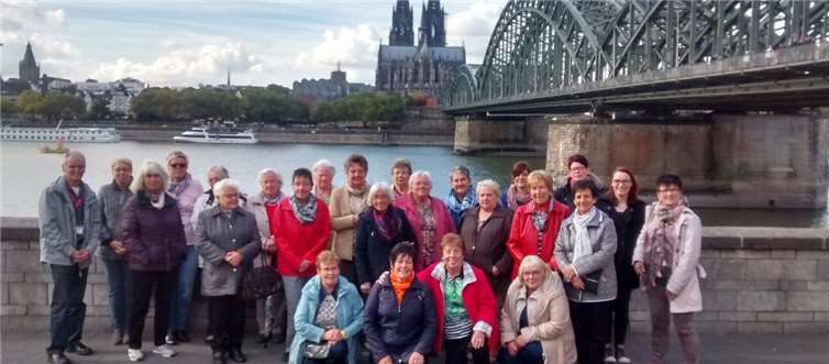 Beste Laune herrschte bei den Oedinger Möhnen angesichts des gelungenen Ausflugs. privat