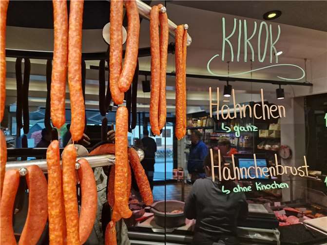 Beste Metzgerwaren nach hauseigenen Rezepten.