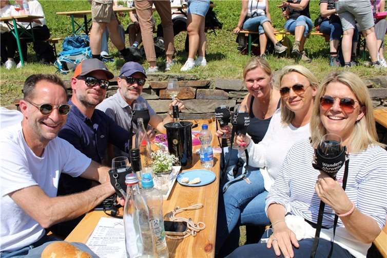 Beste Stimmung beim AhrWeinWalk, der von zahlreichen Besuchern frequentiert wurde.  Fotos: DU