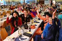 Beste Stimmung herrschte auch bei der Seniorensitzung.