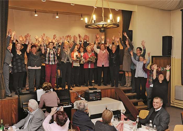 Beste Stimmung herrschte beim Patronatsfest der Heimersheimer Cäcilien-Chöre. FIX