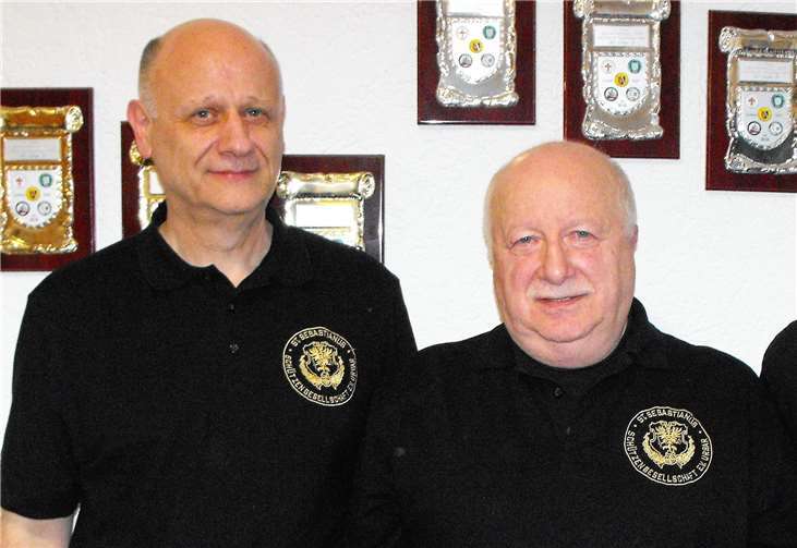Beste Vereinsschützen, Harald Bergweiler (links) und Manfred Kochems. Foto:privat