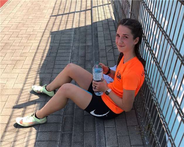 Bestzeit über 200m für Melina Weber Foto: LG Meckenheim