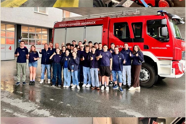 Besuch der Berufsfeuerwehr Innsbruck
