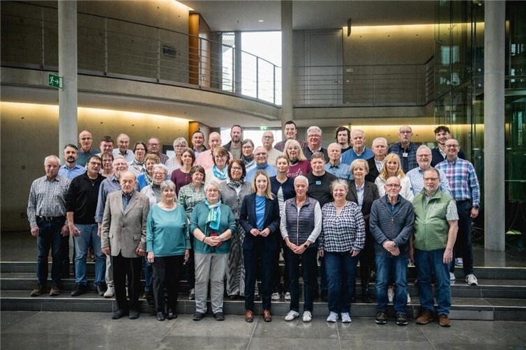 Besuch der Leubsdorfer Schützen im Bundestag. 