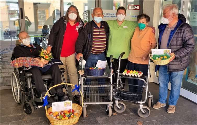 Besuch im Seniorenzentrum Sankt Stephanus in Polch.  Fotos: privat
