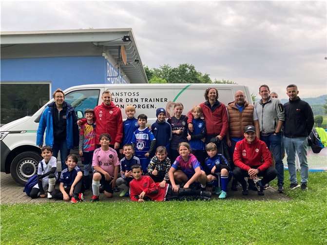 Besuch vom DFB-Mobil.  Foto: privat