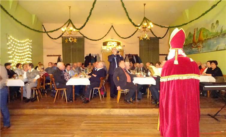 Besuch vom Nikolaus. Privat