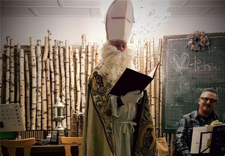 Besuch vom Nikolaus und Peter Schlecking von der WSV Combo privat