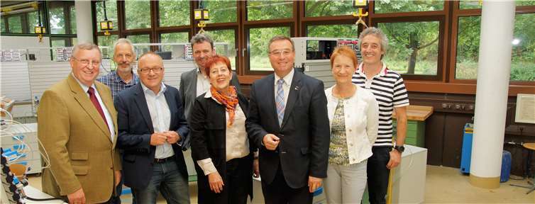 Besuch von Mitgliedern der CDU-Kreistagsfraktion Ahrweiler an der Berufsbildenden Schule in Bad Neuenahr-Ahrweiler. privat