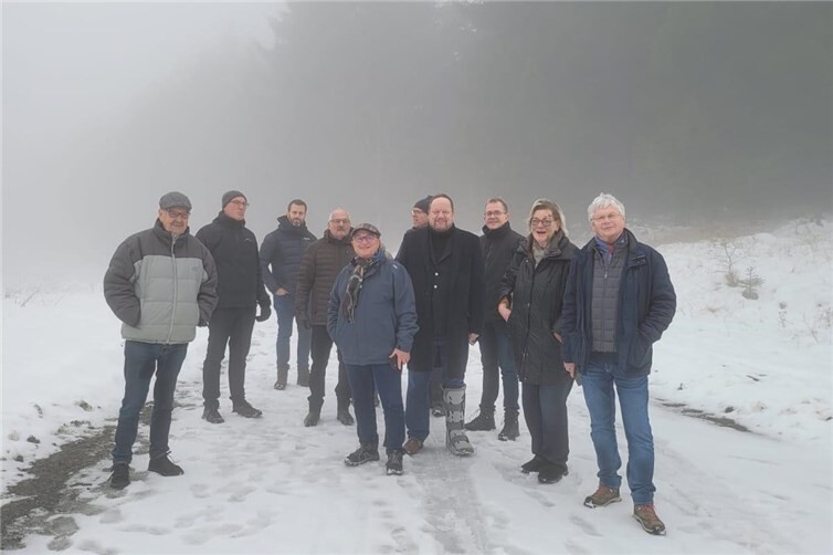 Besuchergruppe aus Bad Hönningen in Mengerskirchen im Dezember 2023