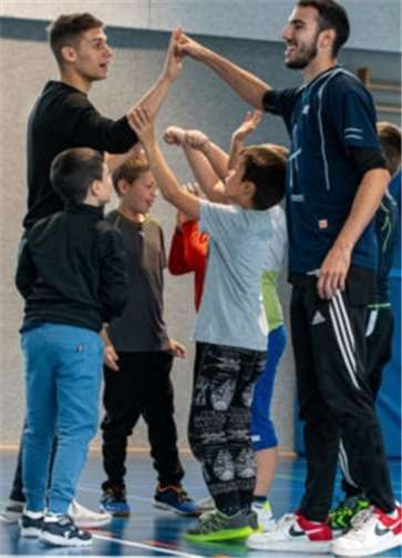 Betreuer und Kids hatten viel Spaß.