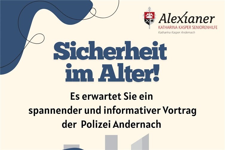 Betrügern keine Chance: Polizei informiert über „Sicherheit im Alter“