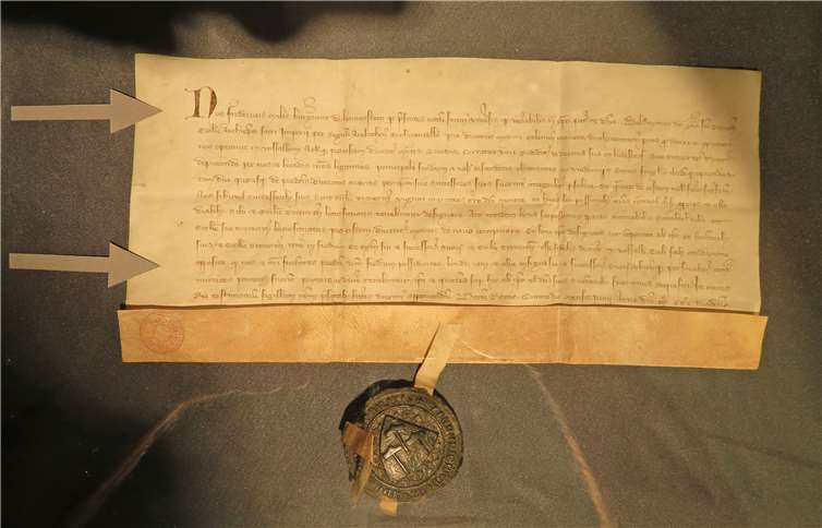Beurkundet: Burggraf Friedrich von Hammersteinwurde im Jahr 1312 Vasall des Erzbischofs Balduin von Trier.