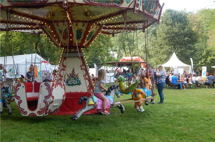 Bevor das Feuerwerk lockte, konnten die Kinder viele spaßige Angebote nutzen. 