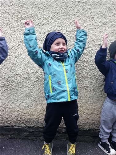 Bewegung für alle war angesagt.  Foto: Haus für Kinder