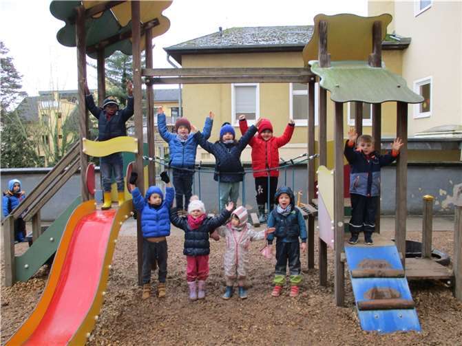 Bewegung wird in der Kita St. Anna ganz groß geschrieben. Foto: Kita St. Anna