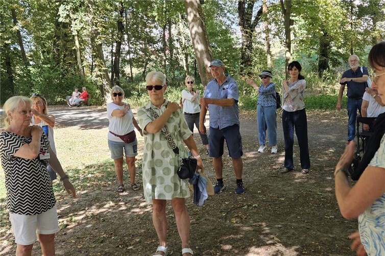 Bewegungsübungen an den Lions-Bänken