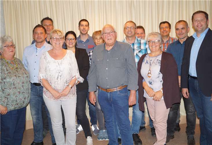 Bewerber für die Gemeinderatswahl nächsten Jahres und Mitglieder des Vorstandes. Privat