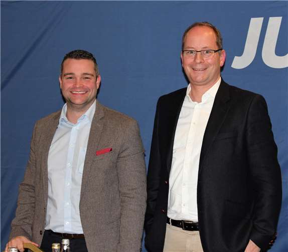 Bezirksvorsitzender Torsten Welling mit Gerd Schreiner, MdL. Foto: privat