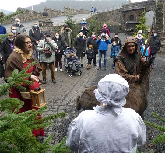 Bezüglich einer gewünschten Unterkunfterhielt die heilige Familie grundsätzlich nur Absagen.
