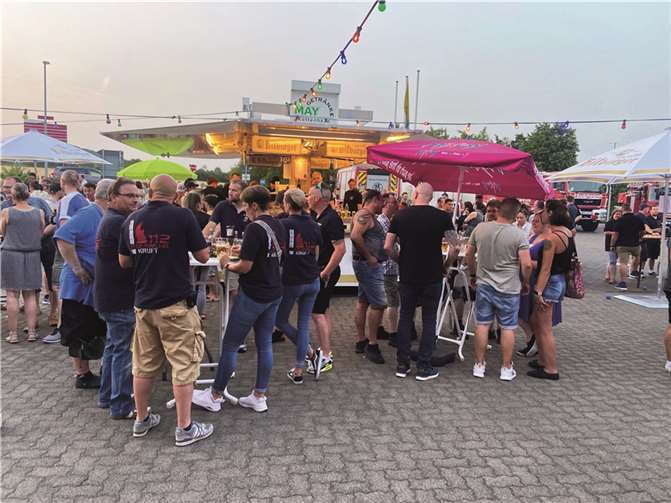 Bierbrunnen stand am Samstagabend im Mittelpunkt.