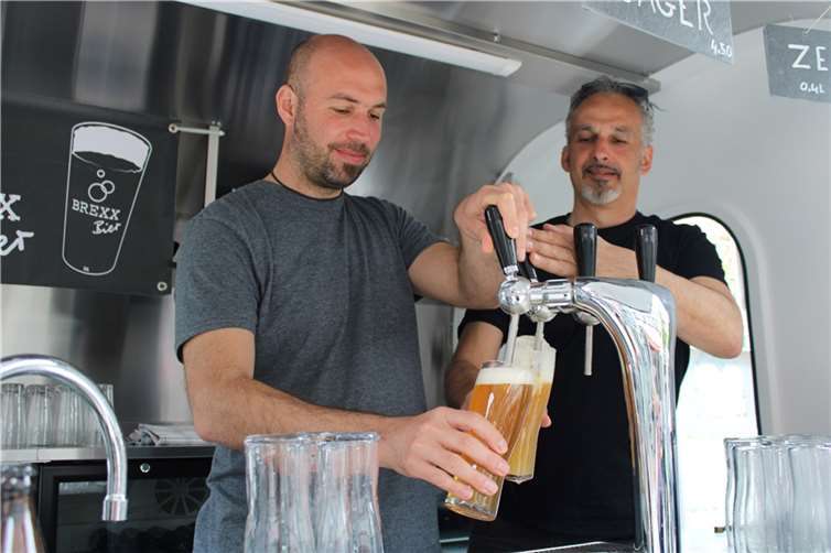 Bierfreunde kamen bei frischgezapftem Craft- und Lagerbier voll auf ihre Kosten.