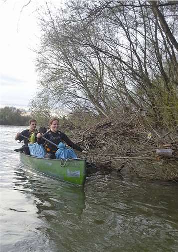 Mülltour im Kanadier 