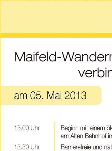 „Maifeld - Wandern verbindet“