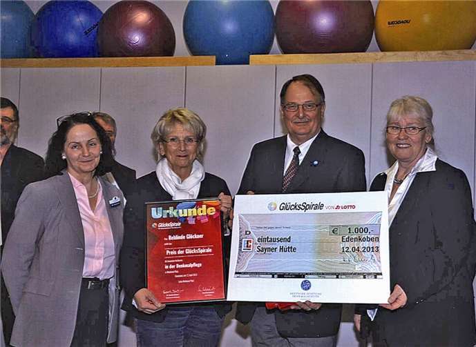 Preisverleihung der GlücksSpirale